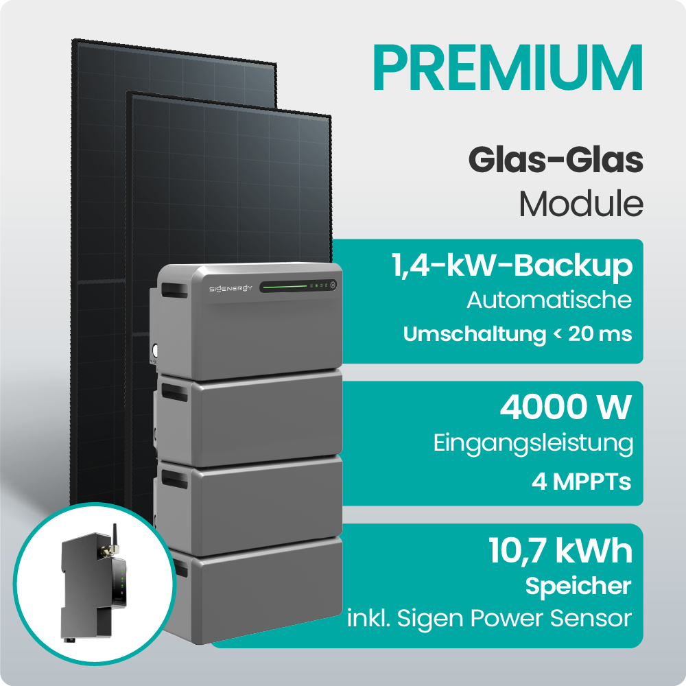 Glas-Glas Modul, Backup, Energiestorage, Speicher, Automatische Umschaltung