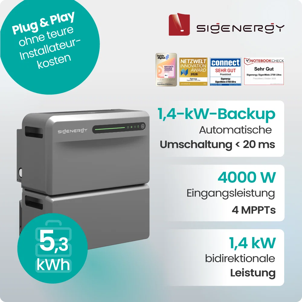 Sigenergy SigenMate Speicherpaket 5,38kWh