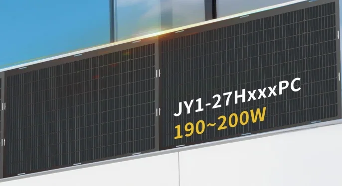 Polyshine Solar JY1-27H200PC Flexibles Solarpanel 200Wp Full Black