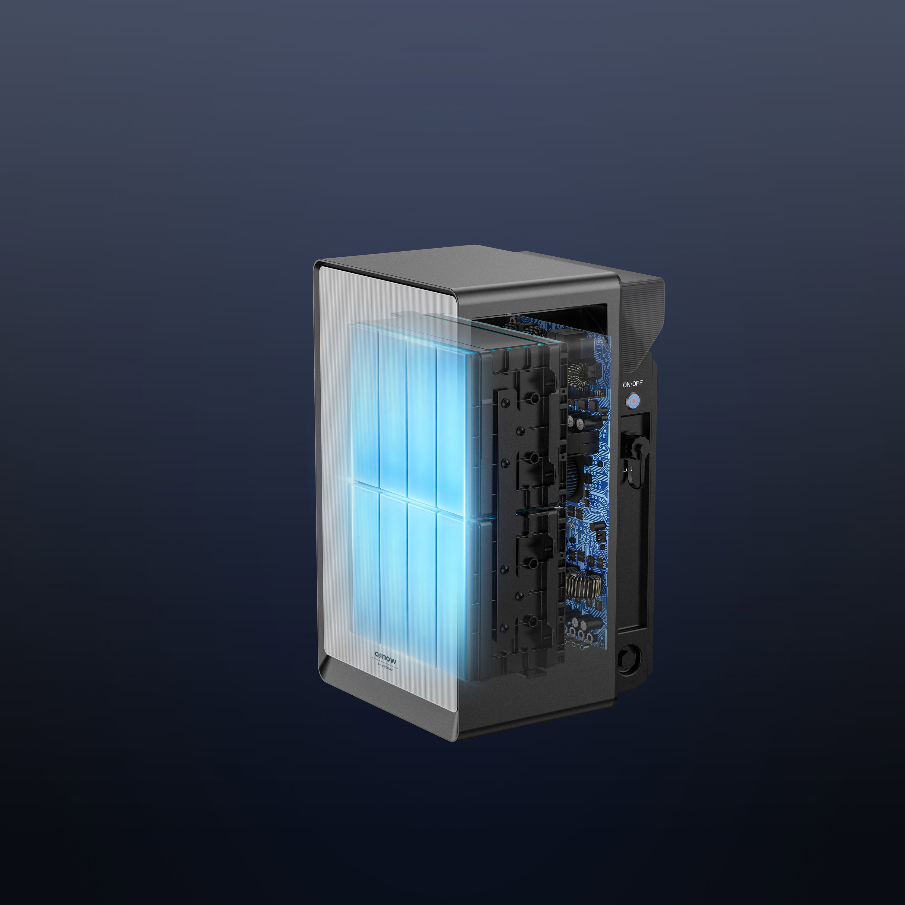 USB-C, LED-Panel, External enclosure, Blue light, Electronic device