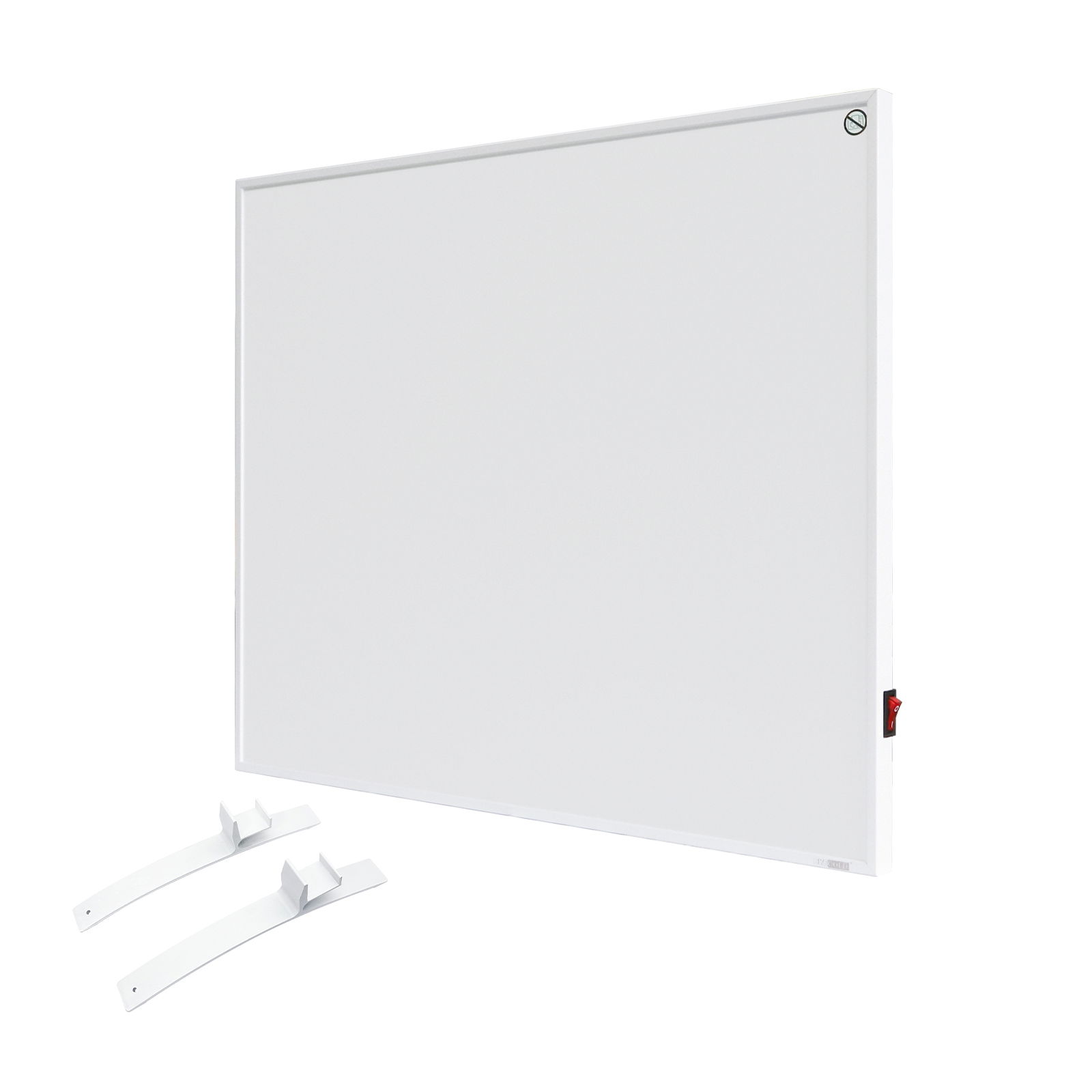 Byecold - Infrarotheizung Standgerät, 300W Weißes Brett