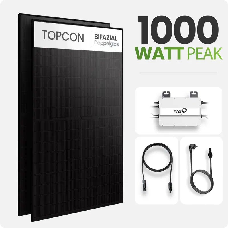 Tepto 1000W Balkonkraftwerk MaxPower mit FoxEss
