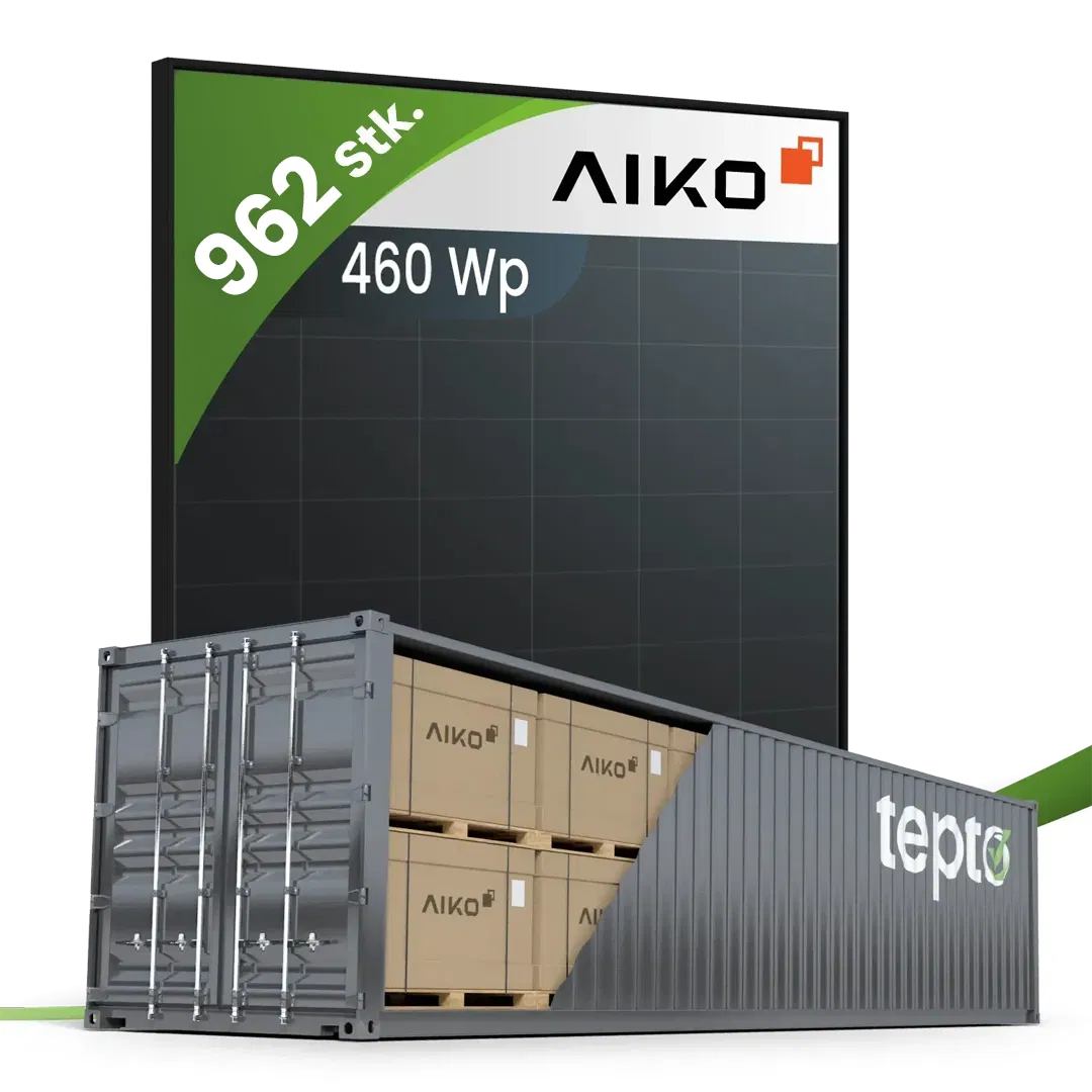 Aiko 460Wp A-MAH54Mb N-Type ABC Neostar 2S Gen.2 Einzelglas Fullblack (Container) Aiko 460Wp A-MAH54Mb N-Type ABC Neostar 2S Gen.2 Einzelglas Fullblack (Container)