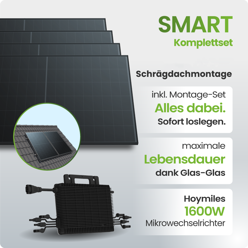 Solarmodul, Solarpanel, Solarmodul Haut, Rohrkühlung?, Wechselrichter 1600W