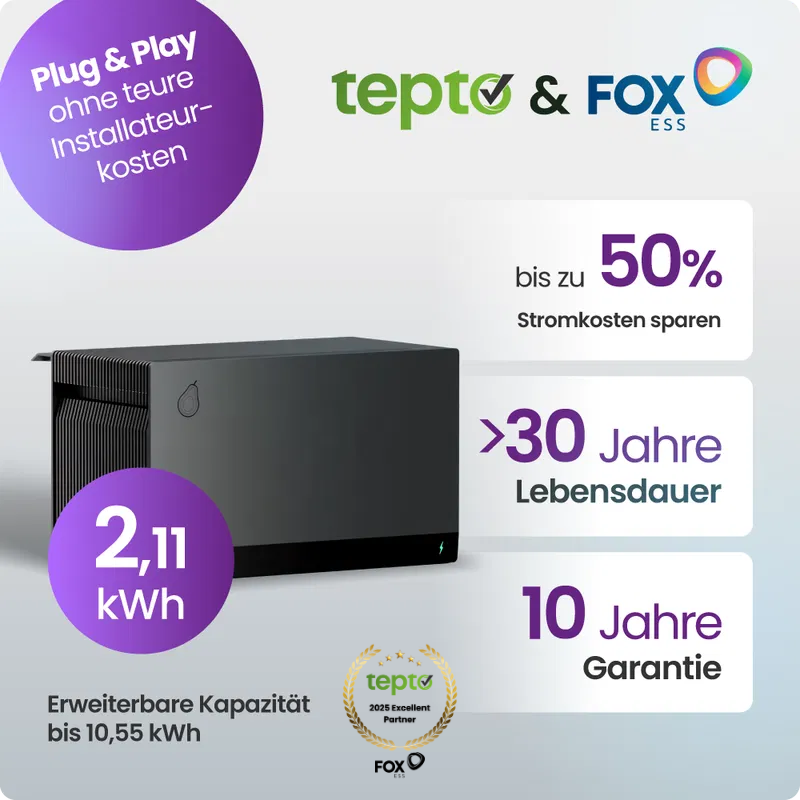 FoxEss Avocado 22 Pro Speicher für Balkonkraftwerke 2kWh