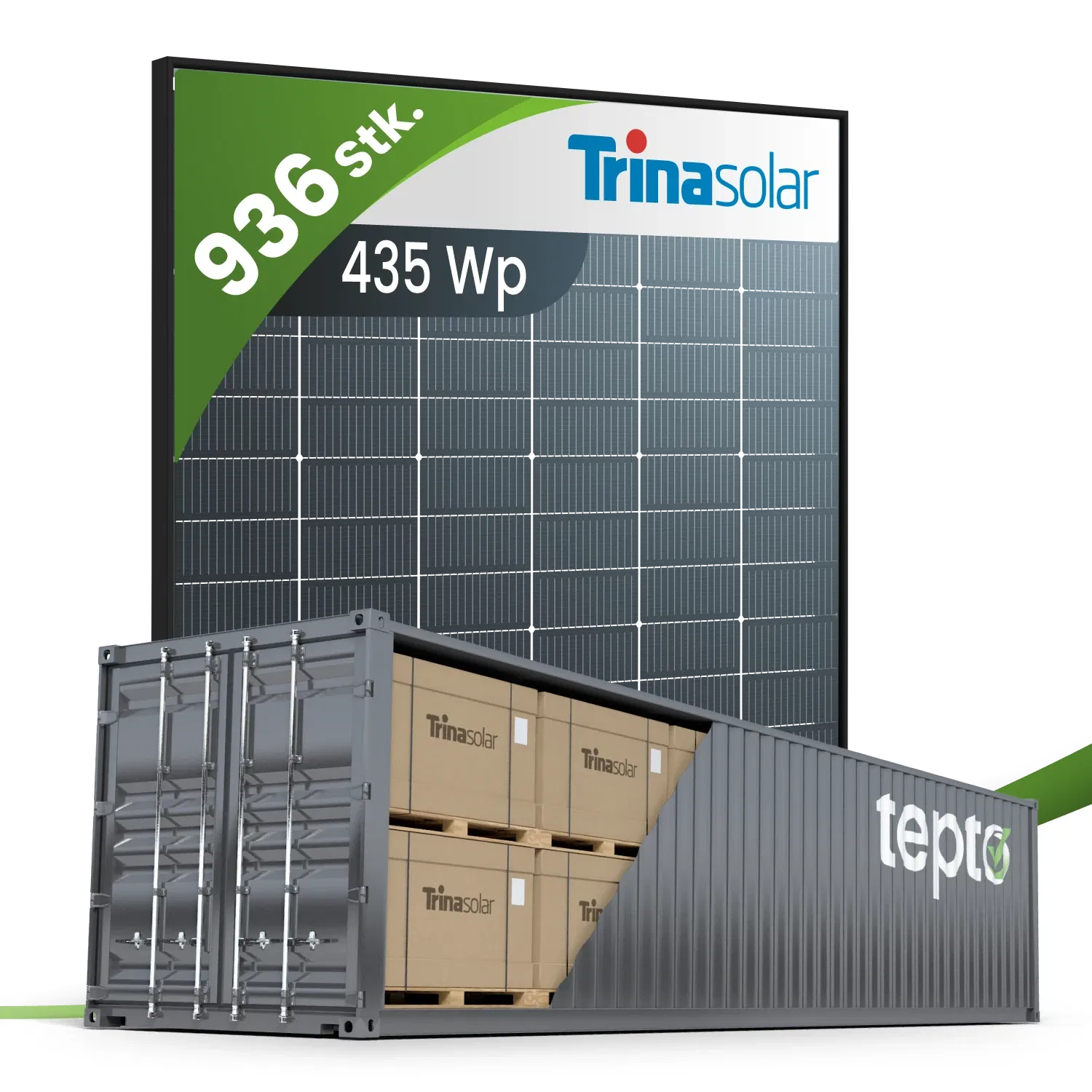 Trina NEG9RC.27/435Wp Bifazial Black Frame (Container) Trina NEG9RC.27/435Wp Bifazial Black Frame (Container)