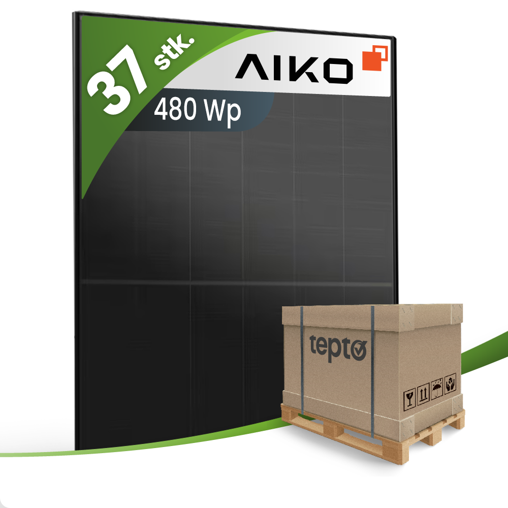 Wärmepumpe, Solarkachel, 480 Wp, PV-Modul, Verpackung