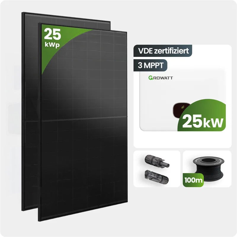 Solarmodul, Photovoltaik, PV-Modul, 25 kWp, Solarpanel