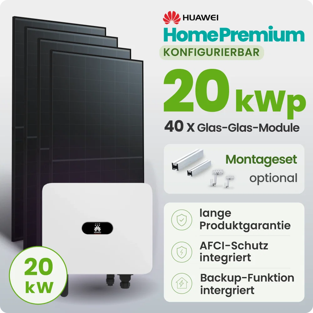 Tepto HomePremium 20 kWp Huawei PV-Anlage Speicher erweiterbar