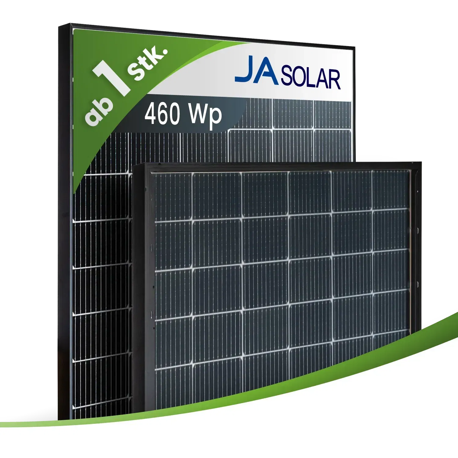 JA Solar JAM54D40-LB/460Wp Bifazial Glas-Glas Black Frame