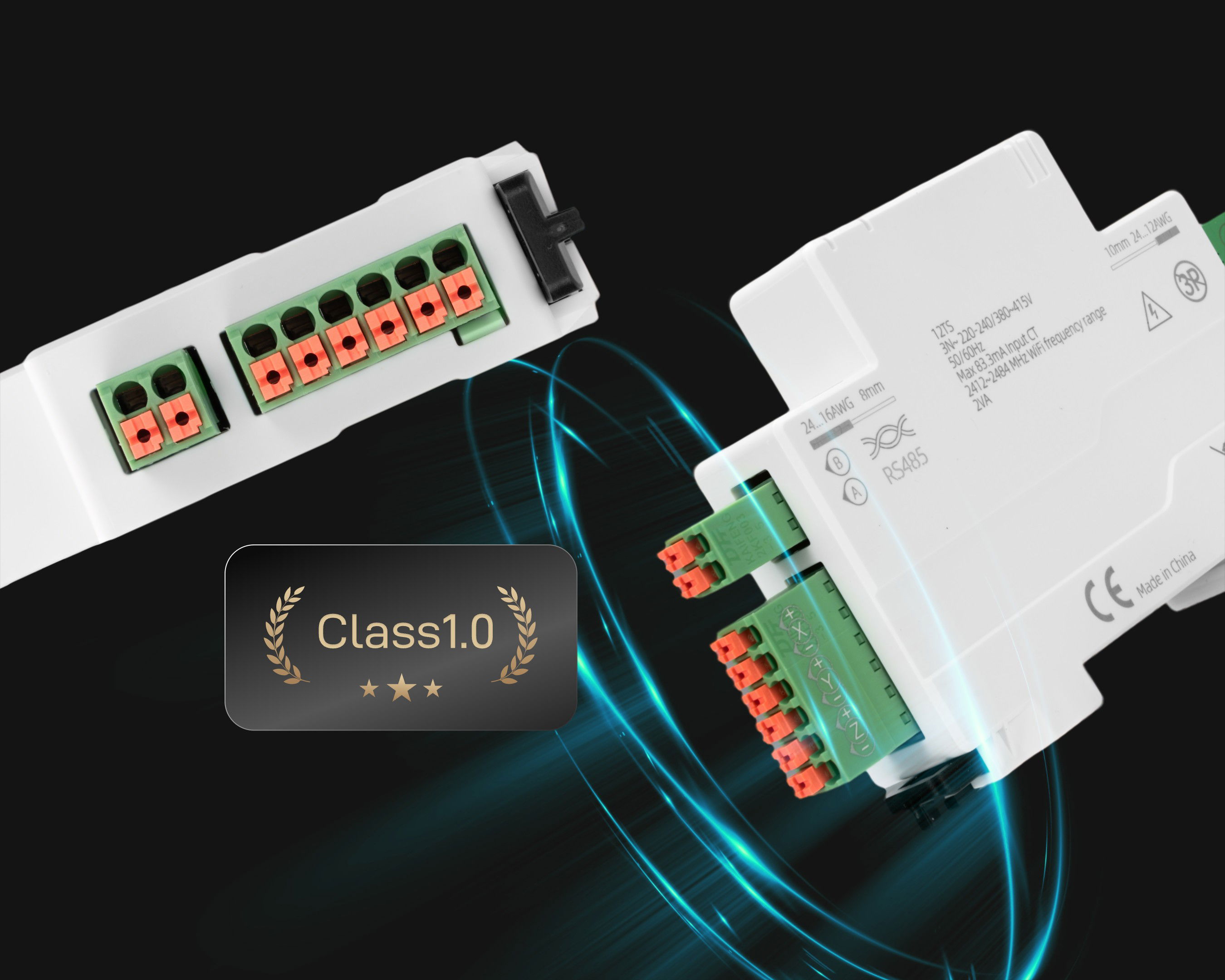 controller, terminal, green terminal, industrial module, Class1.0 badge
