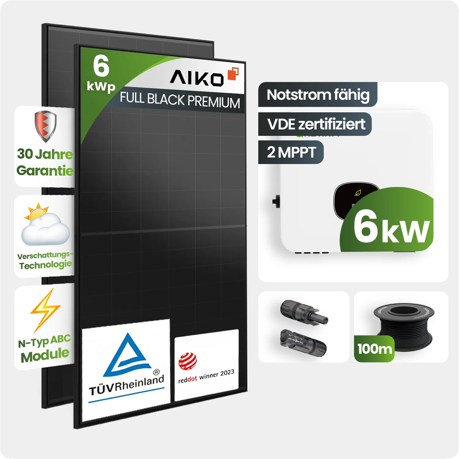 Tepto HomeSmart 8 kWp - 25 kWp Trina/Jolywood Borochi PV-Anlage Speicher erweiterbar - M