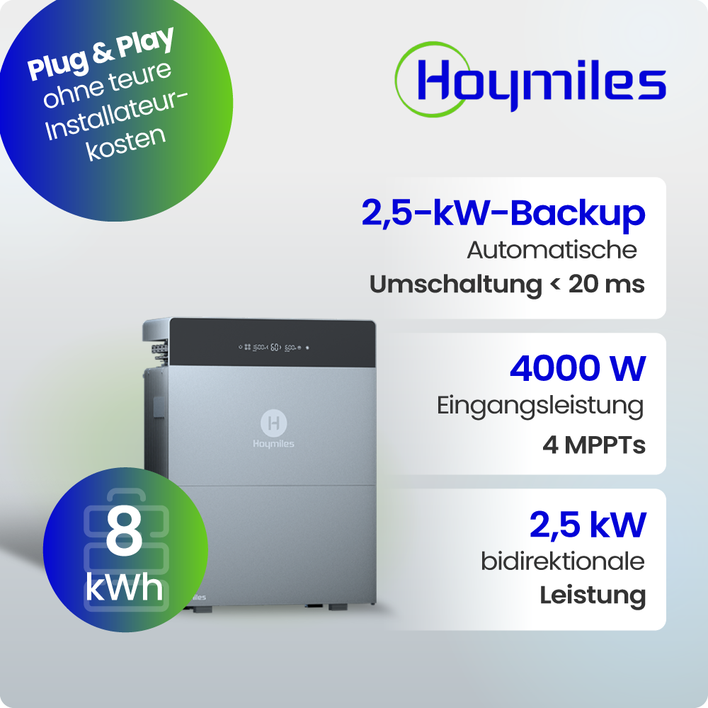 Hoymiles HiBatteryX Speicherpaket 8,04kWh