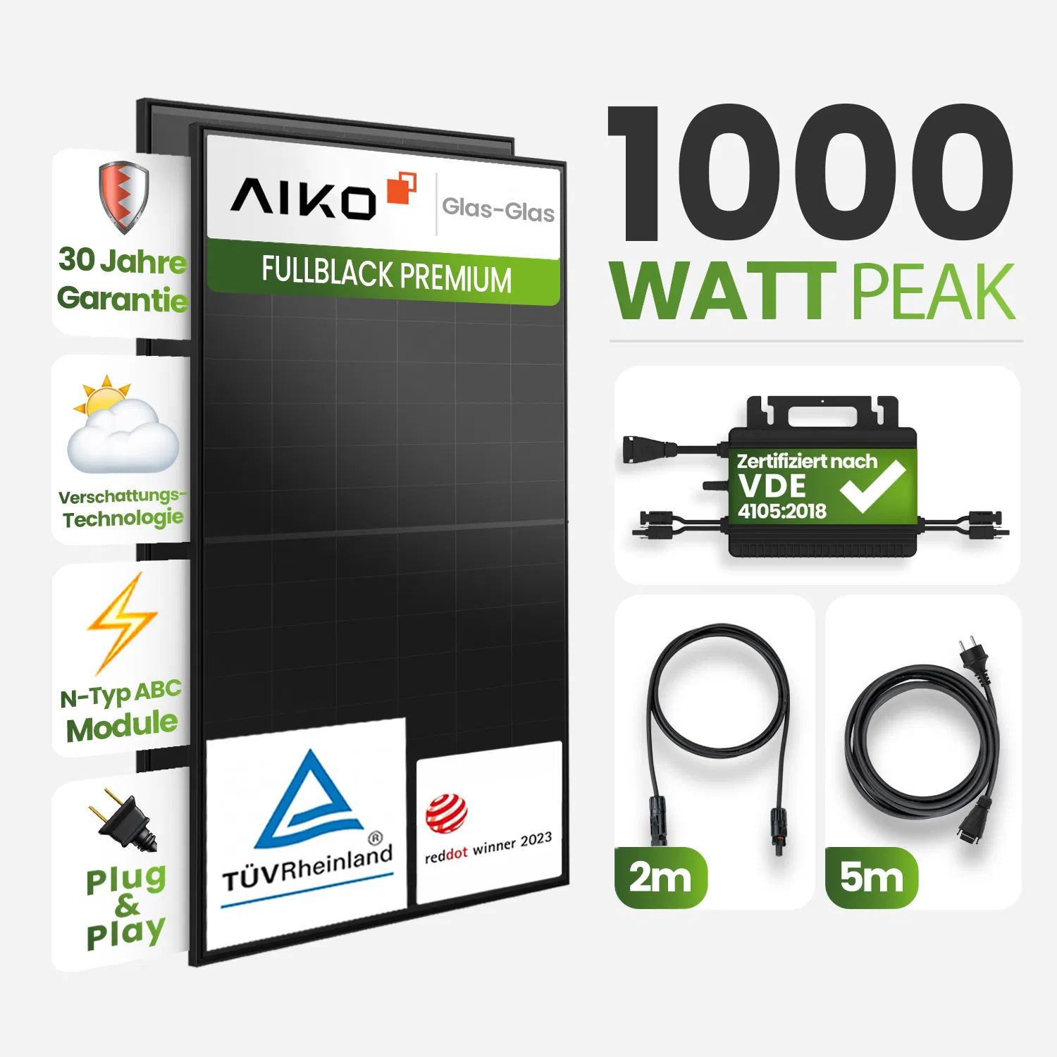 Tepto 1000W Balkonkraftwerk MaxPower Tepto 1000W Balkonkraftwerk MaxPower
