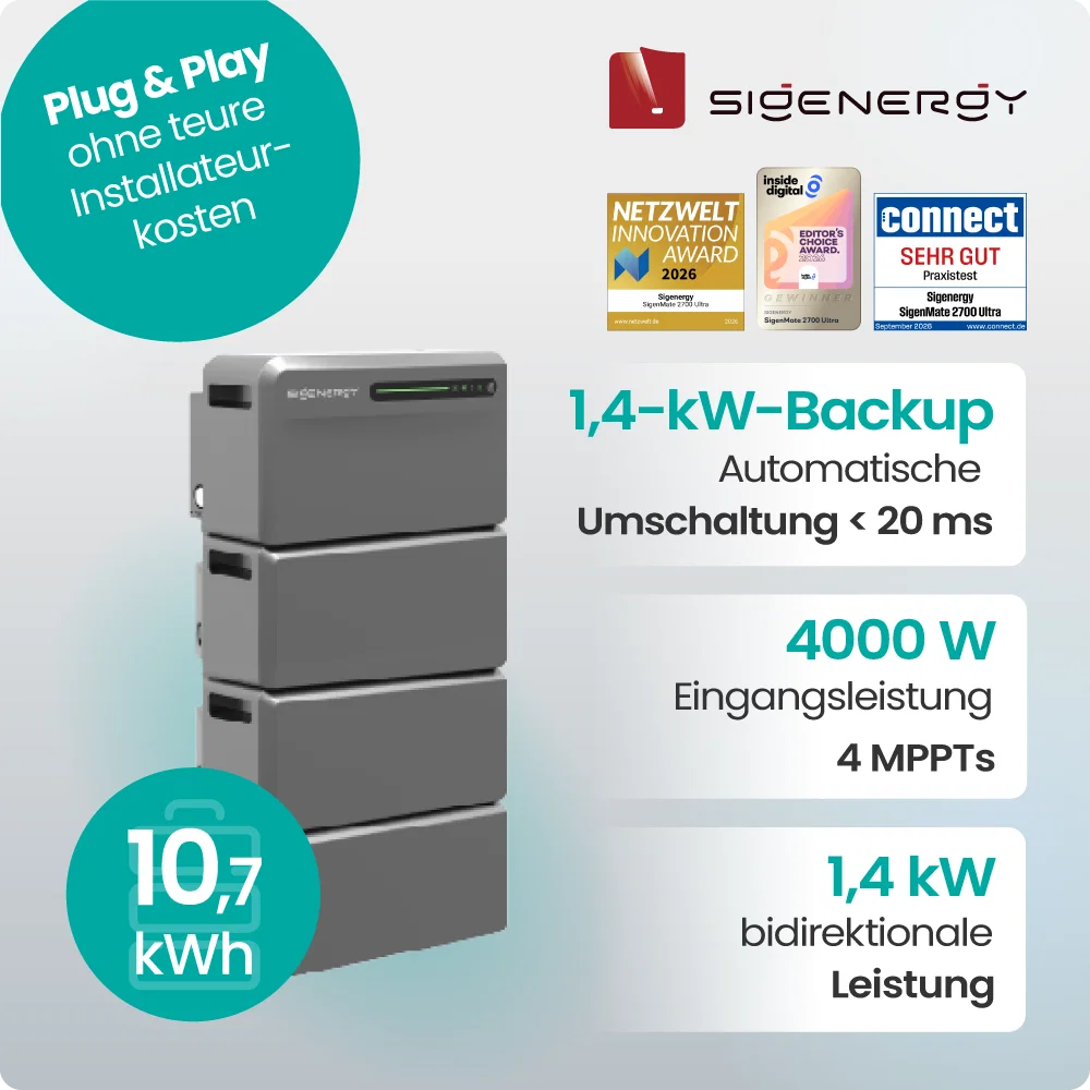 Sigenergy SigenMate Speicherpaket 10,75kWh