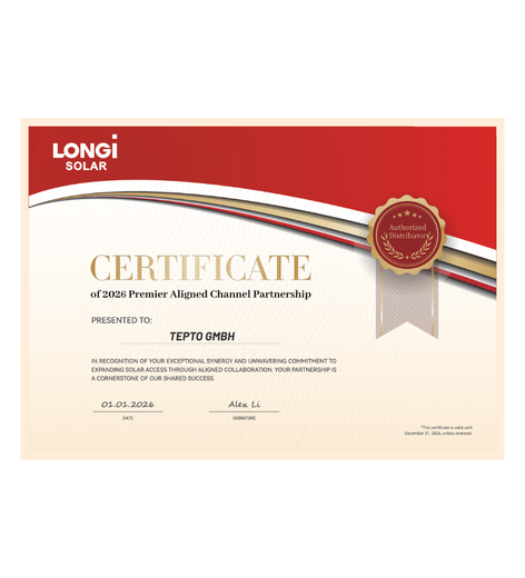 Longi Zertifikat
