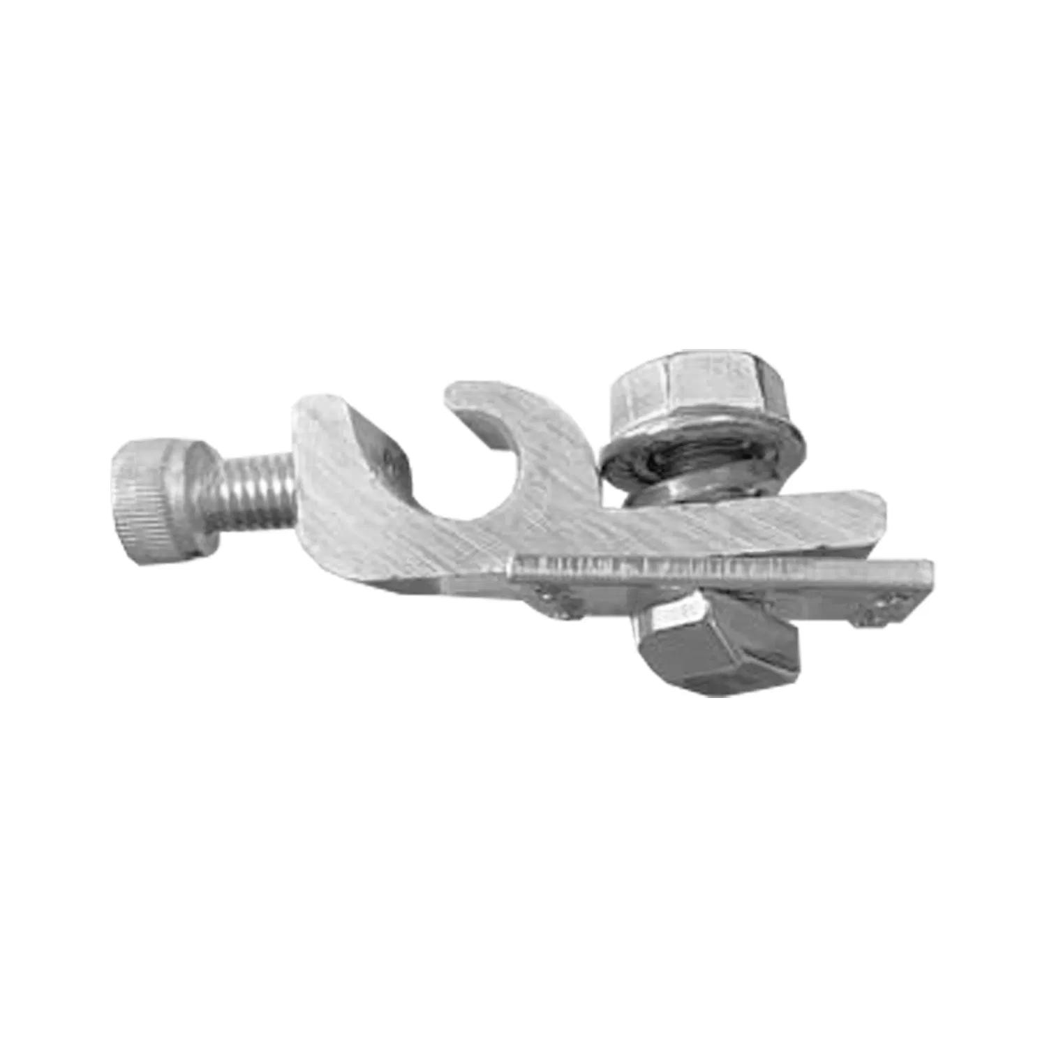 Erdungsklemme 8 mm, mit Hammerkopfschraube und Sperrzahnmutter M8