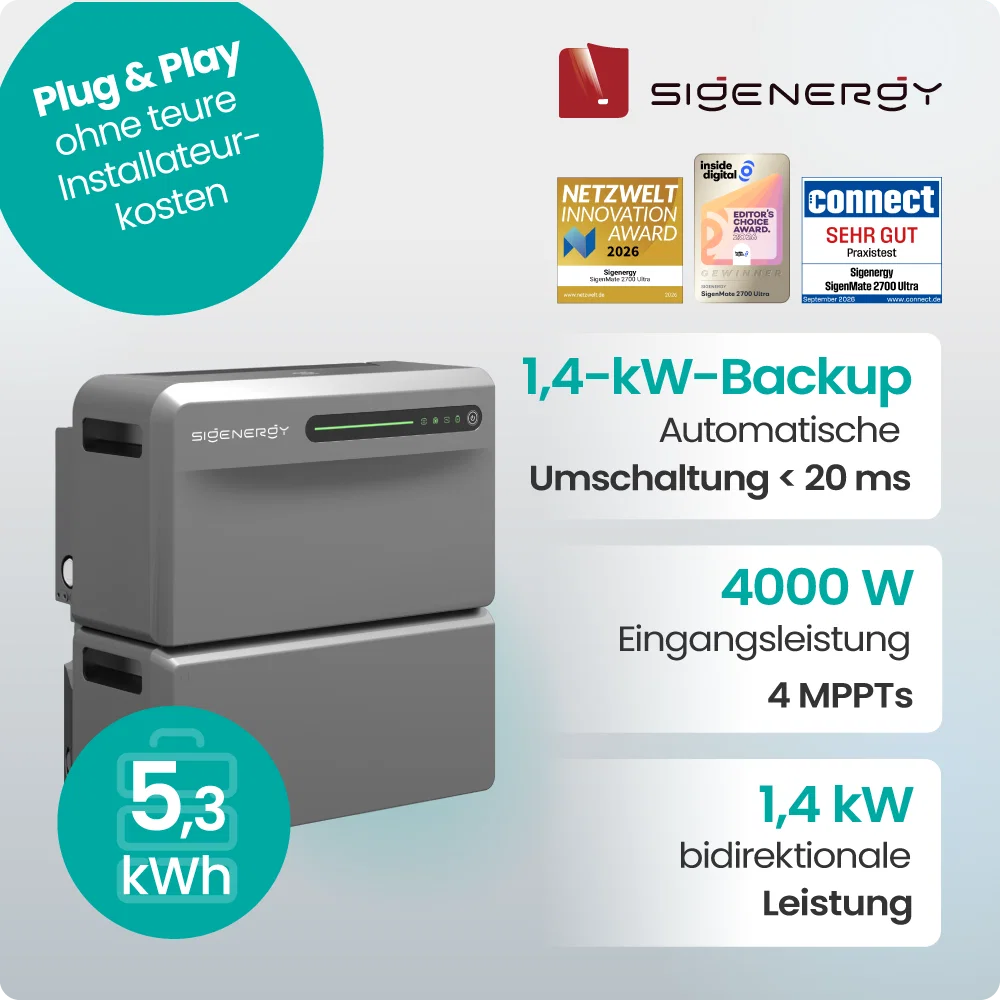 Sigenergy SigenMate Speicherpaket 5,38kWh
