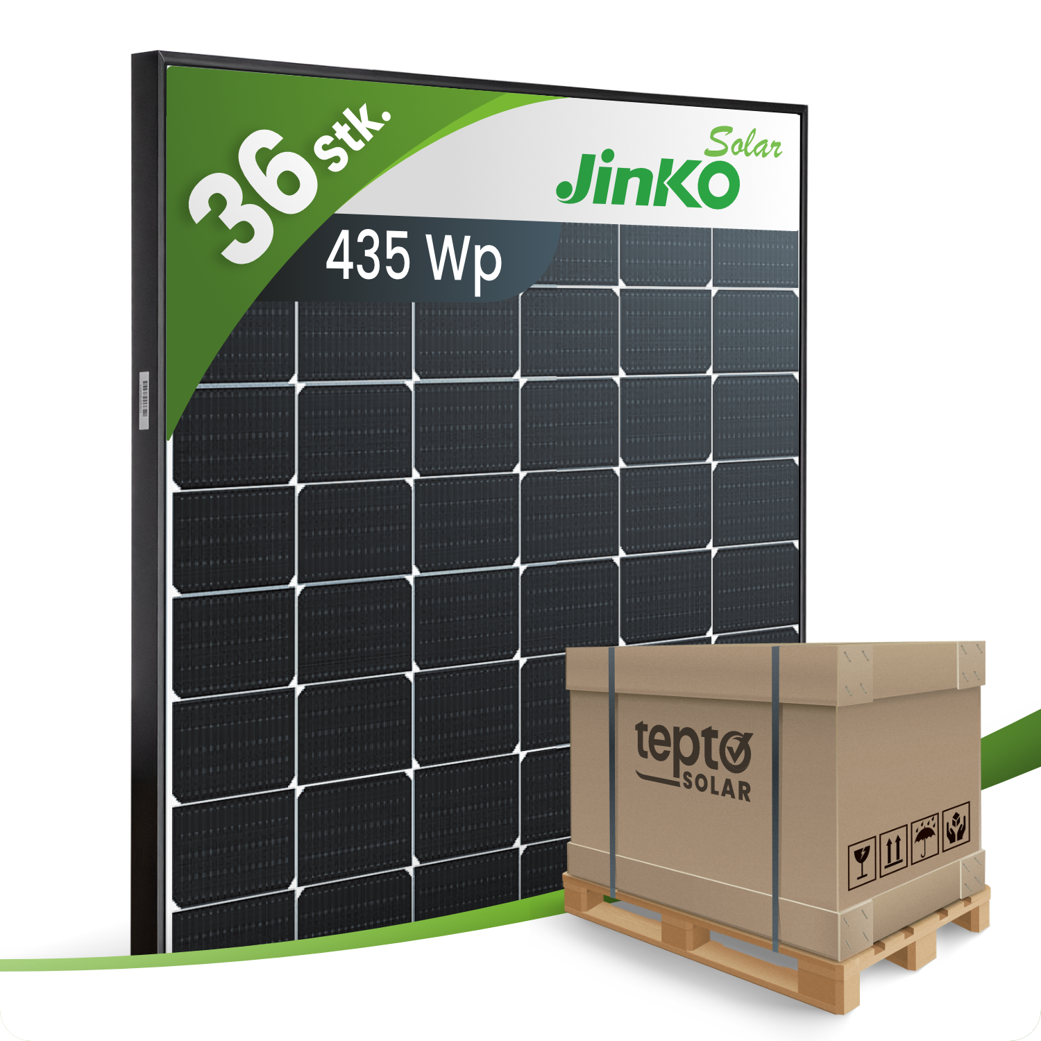 Jinko JKM435N-54HL4R-BDV/435Wp Bifazial Black Frame (Palette) Jinko JKM435N-54HL4R-BDV/435Wp Bifazial Black Frame (Palette)