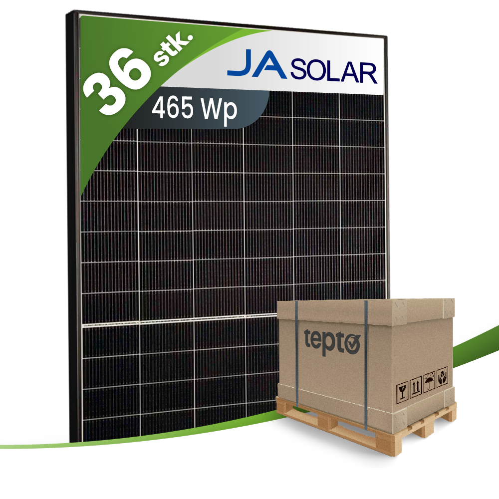 Solarmodul, Photovoltaik, 465 Wp, Solarpanel, Lieferung Palettenverpackung