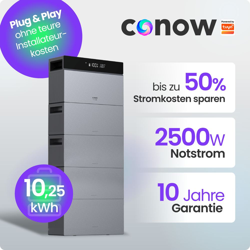 Notstromaggregat, Netzunabhängig, 2500W, 10.25kWh, Garantie 10 Jahre