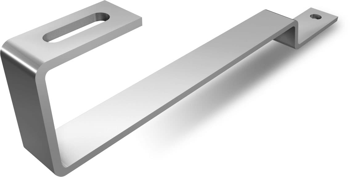 K2 1000214 Dachhaken Biberschwanz schmal (Karton/25 Stk.)