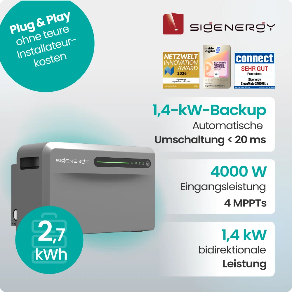 Sigenergy SigenMate 2700 Ultra Haupteinheit
