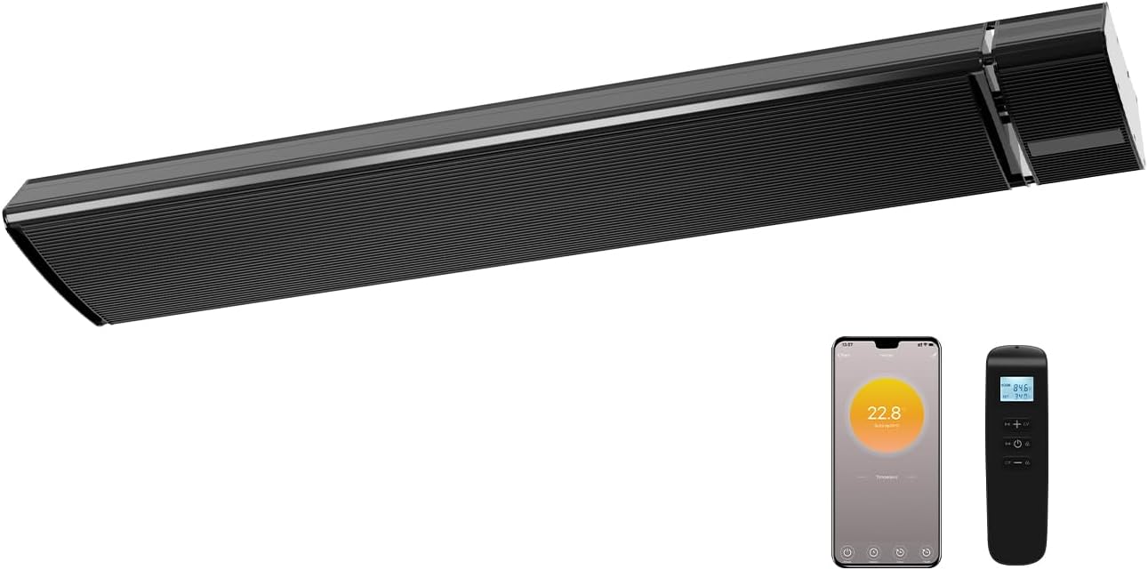 Luftleiste, Schlanke Heizung, Infrarotheizung, Wandheizung, Remote Steuerung