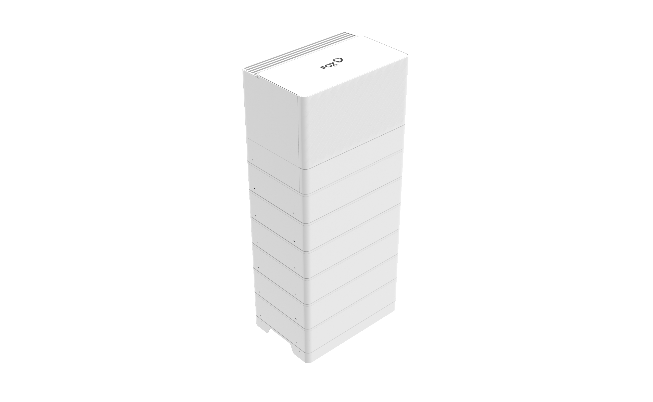 modulare Turm, weiße Stapelung, belüftete Oberseite, Turmgehäuse, sauberes Design