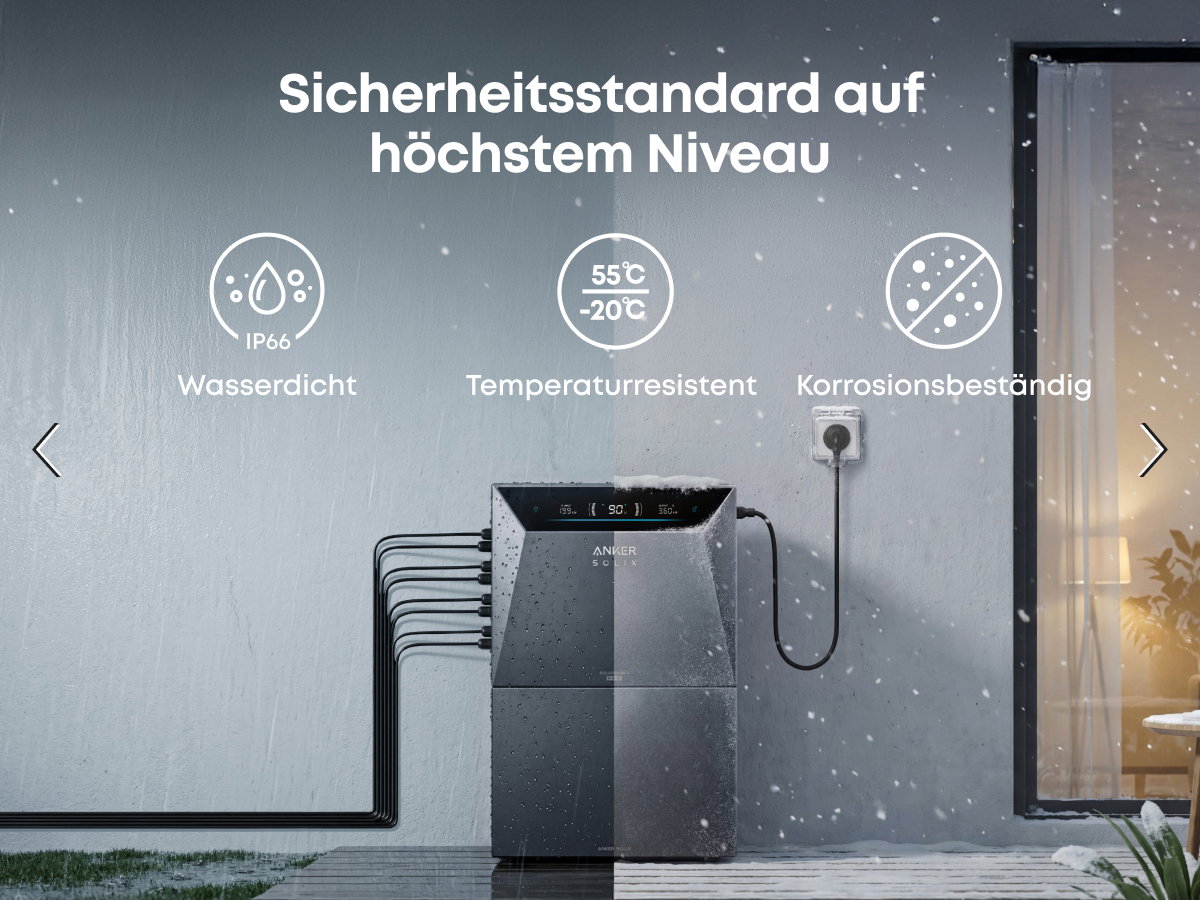 Wasserdicht, Temperaturresistent, Korrosionsbeständig, Sicherheitsstandard, Außenstation
